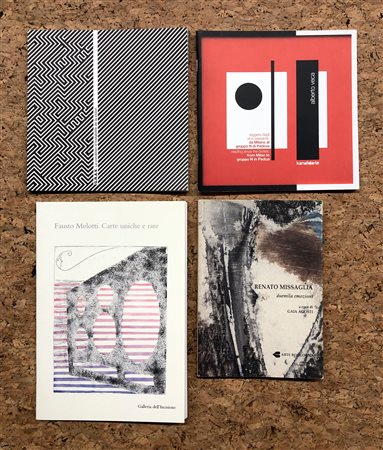 LIBRI D'ARTE (MELOTTI, G.R.A.V., GRUPPO N, MISSAGLIA) - Lotto unico composto da 4 cataloghI