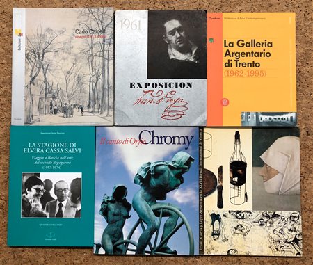 LIBRI D'ARTE (CAINELLI, DE GOYA, CHROMY, AUTORI VARI) - Lotto unico composto da 6 cataloghi: