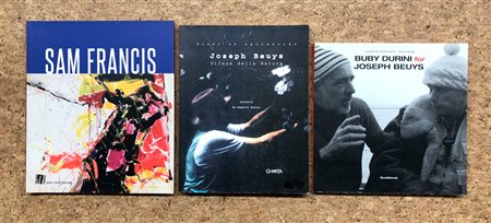 LIBRI D'ARTE (SAM FRANCIS, JOSEPH BEUYS) - Lotto unico composto da 3 cataloghi