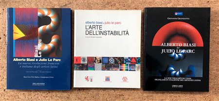 ALBERTO BIASI E JULIO LE PARC - Lotto unico di 3 cataloghi