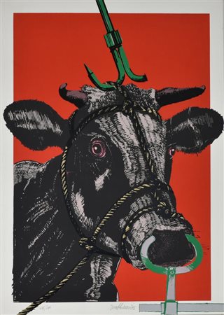 Valeriano Trubbiani SENZA TITOLO serigrafia su carta, cm 70x50; es. 36/100...