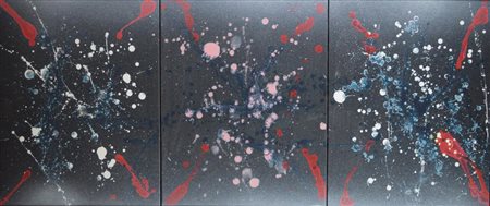 Dalila Crotti SENZA TITOLO acrilico su tela, cm 50X120 sul retro: firma e...