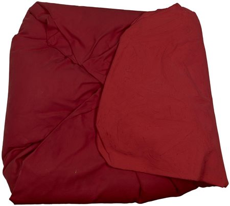Cesare Berlingeri ROSSO PIEGATO tecnica mista su tela piegata, cm 48x52,5x15...