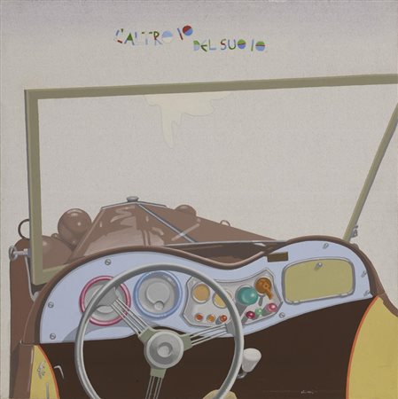 Luca Alinari L'ALTRO IO DEL SUO IO acrilico e tecnica mista su tela, cm 60x60...