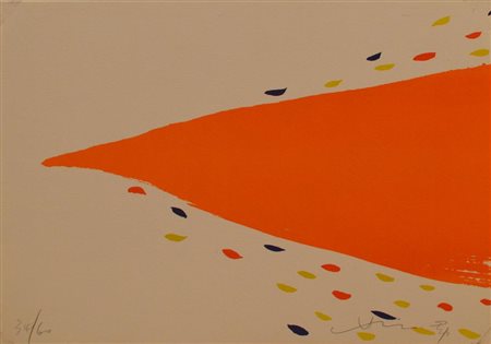 Chin Hsiao COMPOSIZIONE serigrafia, cm 23x32; es. 34/60 firma e numero...