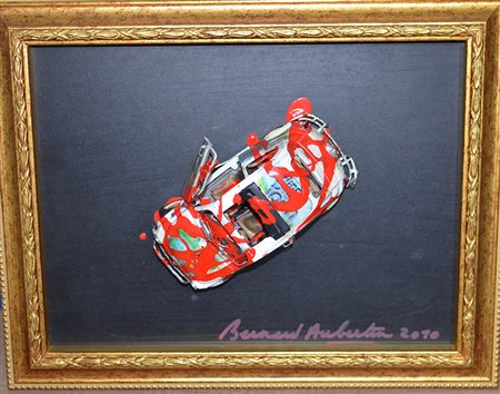 Bernard Aubertin, Voiture Brulee - Modellino Fiat 500, 2009