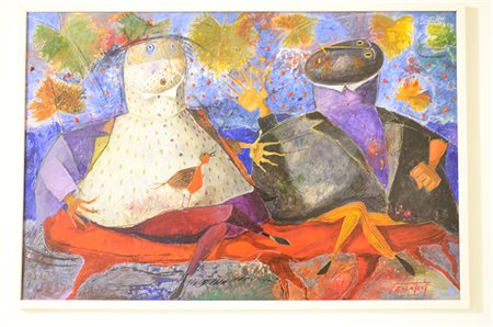 Pino Procopio, Discussione in una vigna, 2012