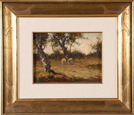 Giuliano Amadori (Bologna, 1883- 1972), “Casolare Rustico”.