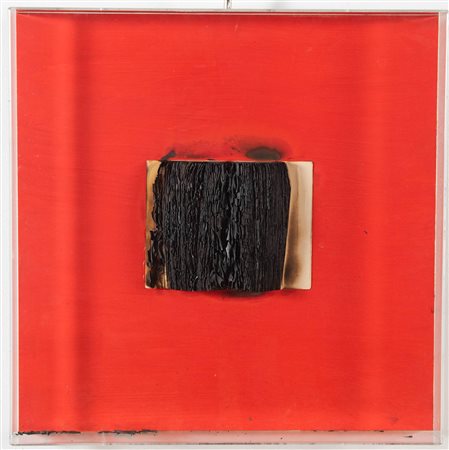 Bernard Aubertin (Fontenay-aux-Roses 1934 – Reutlingen 2015), “Livre Brulée”, 2010.