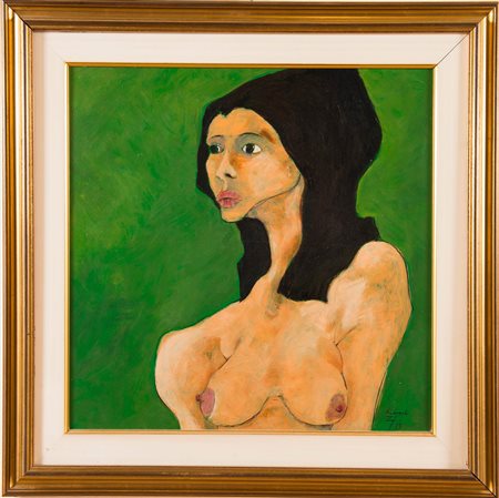 Hubert Zanol (Brixen 1936 – Neustift 2004), “Nudo femminile”, 1983.