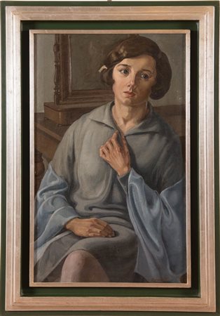 Giovanni Dandolo (Borgoricco 1891 - Padova 1961), “Ritratto di giovane donna (Bruna Corazza)”,