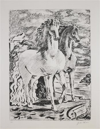 GIORGIO DE CHIRICO Senza titolo.