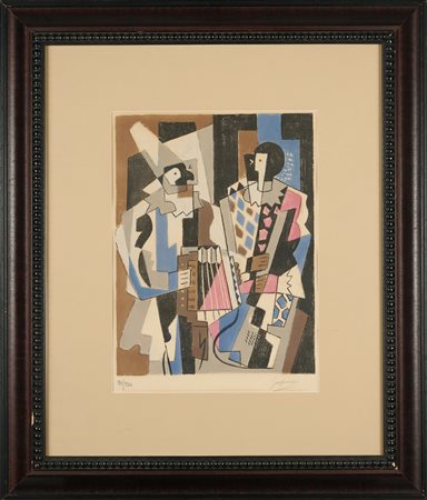 GINO SEVERINI Les arlequins.