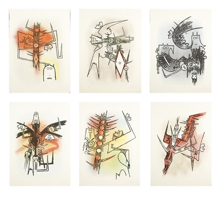 WILFREDO LAM Le Feu Vert.