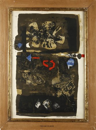 ANTONI  CLAVE' Senza titolo.