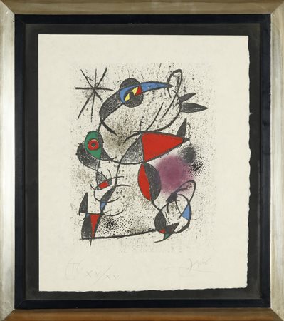 JOAN MIRO' Jaillie du calcaire.