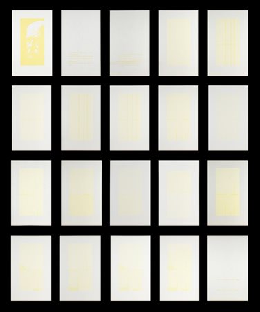 ANTONIO CALDERARA Cartella composta da n.16 fogli.