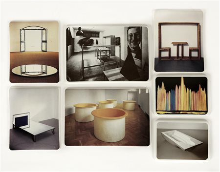 MICHELANGELO PISTOLETTO Lotto composto da n.7 dagherrotipi. Oggetti in meno - souvenir. .