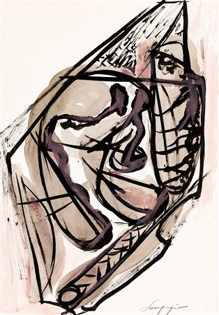 GIANCARLO SANGREGORIO (1925-2013) - Senza Titolo