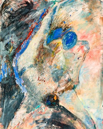 ANONIMO - Lotto unico composto da 6 olii su cartoncino