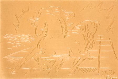 AUTORI VARI - Lotto unico di due opere (SASSU E CUNINBERTI)