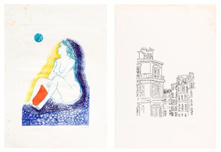 AUTORI VARI - Lotto unico composto da 2 litografie