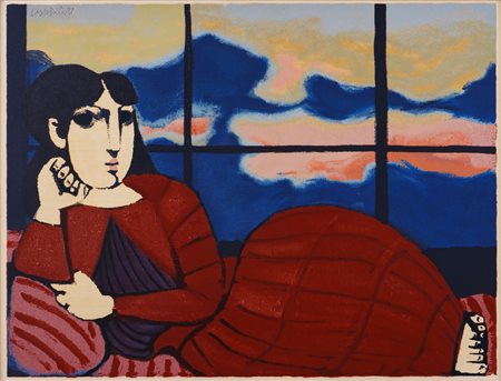 DOMENICO CANTATORE (1906-1998) - Odalisca