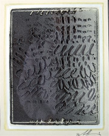 FERRARI AGOSTINO (Milano 1938) "Senza titolo" 1996 Tecnica mista su cartone...