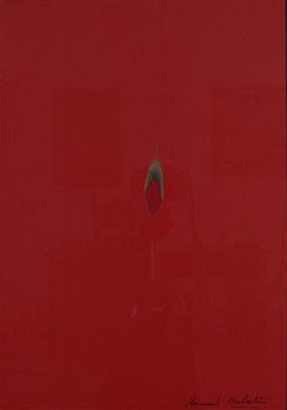 AUBERTIN BERNARD (Fontenay aux Roses 1934) "Semema" 2010 Bruciatura su carta...