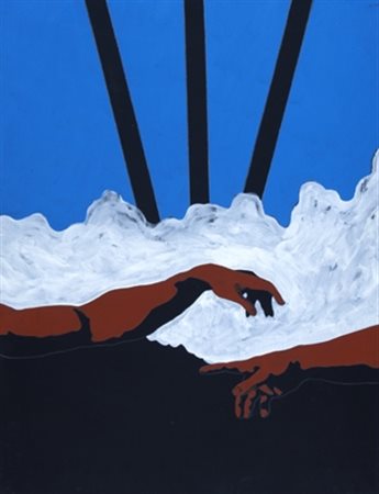 FESTA TANO (Roma 1938 - Roma 1988) "Da Michelangelo" 1978 Acrilico su tela...