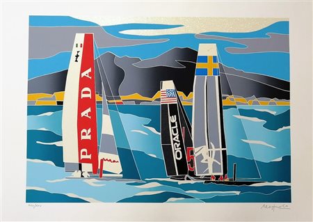 Ugo Nespolo “American's cup”