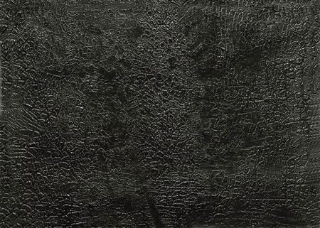 Alberto Burri “Cretto nero G” 1971