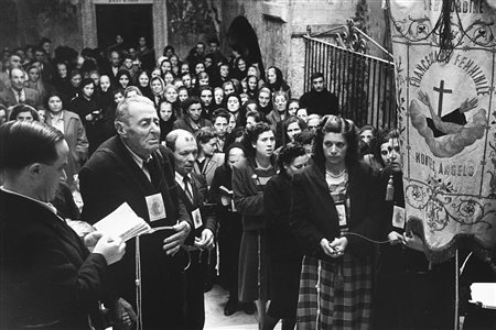 Frank Horvat (1928)  - Processione, Puglia, Monte S. Angelo, 1950