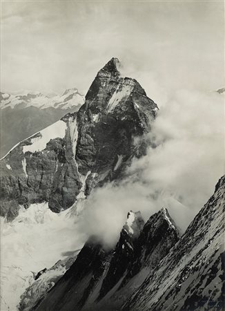 Vittorio Sella (1859-1943)  - Cervino, dai pressi della vetta del Dent d'Hérens, 1885