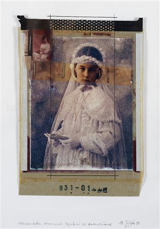 Natale Zoppis (1952)  - From the series: Ritratto della Memoria, prove di donazione, 1989