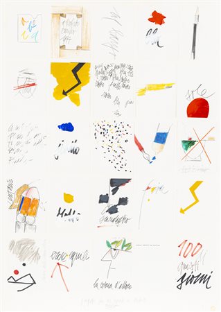 EMILIO TADINI
Progetti per un regalo a Roberto, 1977