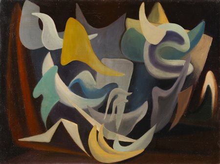 MARIO DELUIGI
Composizione, 1951