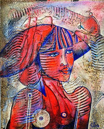 ADRIANO FAVA Busto di donna