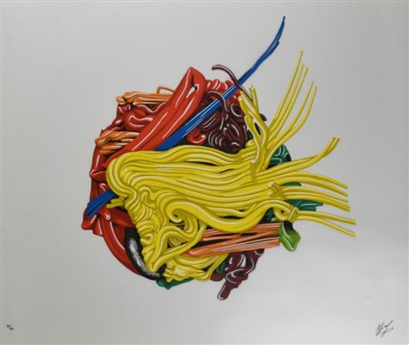 Alex Angi AMA LA NATURA serigrafia su pvc neutro, cm 70x90 esemplare 87 su...