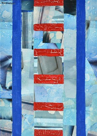 Joseph Zicchinella FRAMMENTI D'EMOZIONI tecnica mista su tela Trans-Collage,...