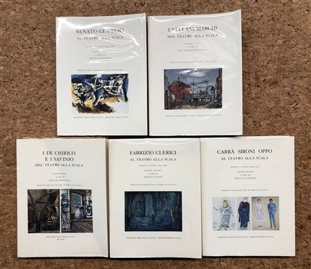 AUTORI VARI (GUTTUSO, CLERICI, CARRÀ - SIRONI - OPPO, VELLANI MARCHI) - Lotto unico di 5 cataloghi