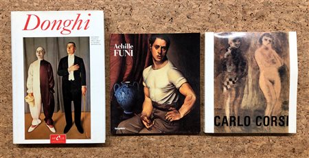 REALISMO E REALISMO MAGICO (DONGHI, FUNI, CORSI) - Lotto unico di 3 cataloghi
