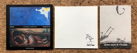 OSVALDO LICINI - Lotto unico di 3 cataloghi