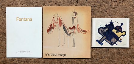LUCIO FONTANA - Lotto unico di 3 cataloghi