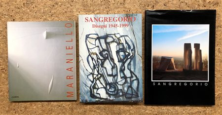 SCULTORI ITALIANI (MARANIELLO, SANGREGORIO) - Lotto unico di 3 cataloghi