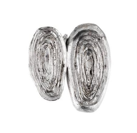 SPILLA-PENDENTE IN ARGENTO, FRANCO ZAZZERI sul retro inciso Zazzeri...