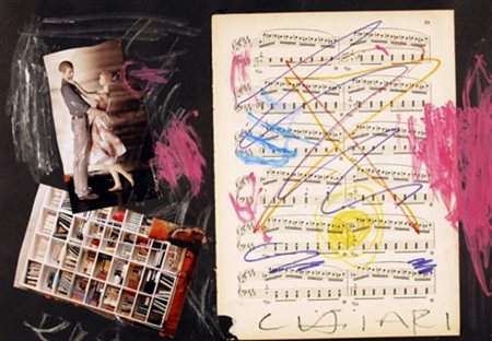 CHIARI GIUSEPPE (Firenze 1926 - Firenze 2007) "Spartito" Tecnica mista e...