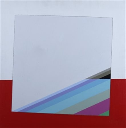 CARMI EUGENIO (Genova 1920) "Segnale immaginario" 1989 Acrilici su tela cm....