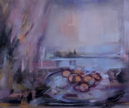 AJMONE GIUSEPPE (Carpignano Sesia 1923 - Romagnano Sesia 2005) "La finestra"...