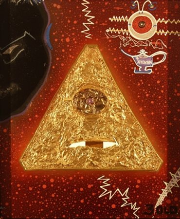 BOLOGNINI ALESSANDRO (Novara 1991) "Il terzo occhio" Tecnica mista su tela,...